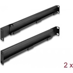 Delock 19  befogó keret állítható hosszúsággal 368 - 600 mm hálózati kabinet számára 1U 2 db.