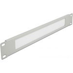 Delock 19?, fekete, 1U-s kábelrendező szürke