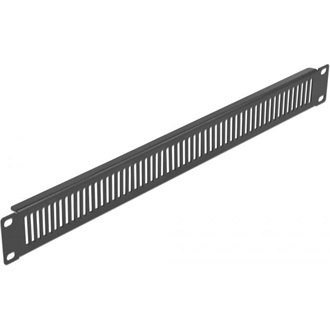 Delock 19  hálózati kabin panel hosszanti ventiláló nyílásokkal 1U fekete