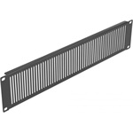 Delock 19  hálózati kabin panel hosszanti ventiláló nyílásokkal 2U fekete