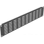 Delock 19  hálózati kabinet panel hosszanti ventillációs nyílásokkal 2U fekete