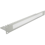 Delock 19" kábelrendező fésűs panel 1U, szürke