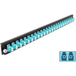 Delock 19? kötő doboz első panele 24 porttal LC Duplex vízkék