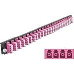 Delock 19? kötő doboz első panele 24 porttal LC Quad ibolya