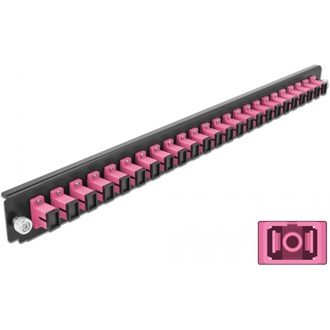 Delock 19? kötő doboz első panele 24 porttal SC Simplex ibolya