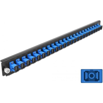 Delock 19? kötő doboz első panele 24 porttal SC Simplex kék
