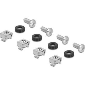 Delock 19  optikai szálösszefűző doboz 6 db. SC Duplex OM3 1U teljes elrendezés kész az összefűzésre