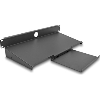 Delock 19  polc billentyűzet és egér számára 1U sötétszürke