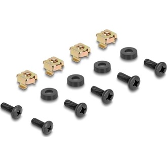 Delock 19  polc billentyűzet és egér számára 1U sötétszürke