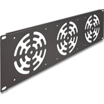 Delock 19  rack takaró 3 ventilátor számára 120 x 120 mm méretű 3U sötétszürke