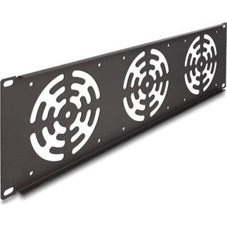 Delock 19  rack takaró 3 ventilátor számára 120 x 120 mm méretű 3U sötétszürke