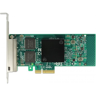 Delock i350 1Gb/s PCIe x4 Quad RJ45 hálózati adapter low profile
