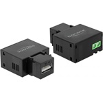 Delock 1 A-s, fekete, A-típusú USB töltő portos Keystone modul