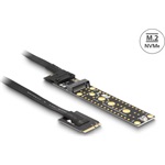 Delock 20cm 1-port M.2 M.2 2280 M.2 NVME riser kártya