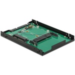 Delock 2.5”-os SATA-átalakító, 22 tus > 1 x mSATA / 1 x CFast - 9,5 mm