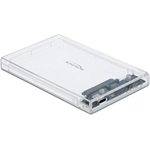Delock 2.5" SATA3 USB3.1 C Gen 2 külső ház átlátszó