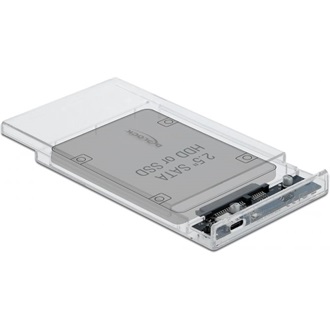 Delock 2.5" SATA3 USB3.1 C Gen 2 külső ház átlátszó