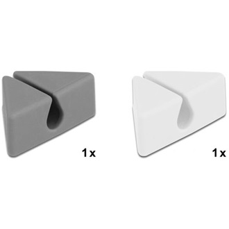 Delock 2 db.-os kábeltartó háromszög készlet