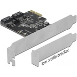 Delock 2-port SATA3 PCIe x1 bővítőkártya