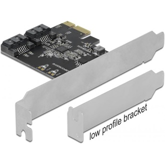 Delock 2-port SATA3 PCIe x1 bővítőkártya