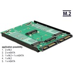 Delock 2db mSATA -> 2db M.2 NGFF B 2db mSATA adapter