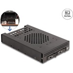 Delock 3.5  Mobil állvány 2 x M.2 NVMe SSD-hez OcuLink SFF-8612 konnektorral