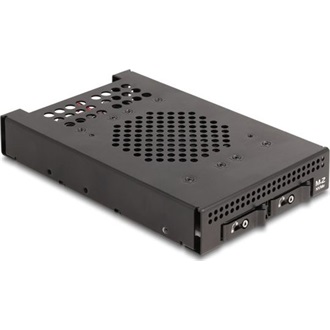 Delock 3.5  Mobil állvány 2 x M.2 NVMe SSD-hez OcuLink SFF-8612 konnektorral