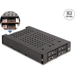 Delock 3.5  Mobil állvány 4 x M.2 NVMe SSD-hez OcuLink SFF-8612 konnektorral