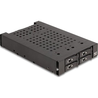 Delock 3.5  Mobil állvány 4 x M.2 NVMe SSD-hez OcuLink SFF-8612 konnektorral