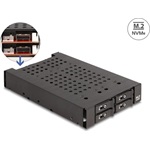 Delock 3.5  Mobil állvány 4 x M.2 NVMe SSD-hez Slim SAS SFF-8654 konnektorral