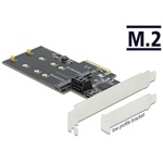 Delock 90499 3+2-port SATA3 M.2 PCIe x4 bővítőkártya