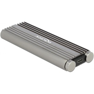 Delock 42001 M.2 2280 PCIe NVMe USB3.2 Gen 2×2 C külső ház ezüst 20Gb/s