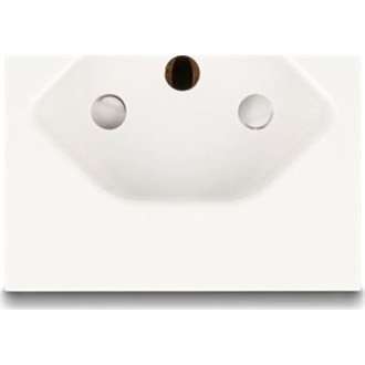 Delock 45 x 45 mm méretű, Easy 45 földelt hálózati csatlakozóaljzat T13 Svájc