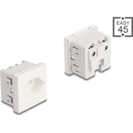 Delock 45 x 45 mm méretű, Easy 45 földelt hálózati csatlakozóaljzat T13 Svájc