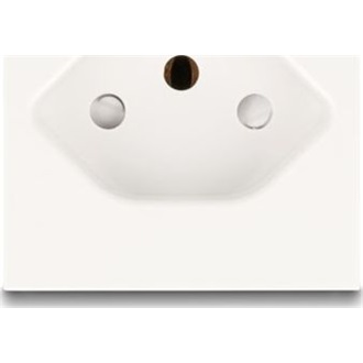 Delock 45 x 45 mm méretű, Easy 45 földelt hálózati csatlakozóaljzat T13 Svájc