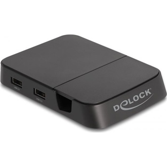Delock 4K okostelefon dokkoló állomás beépített tartóval - HDMI / USB / Hub / SD / Micro-SD Android és Windows eszközökh