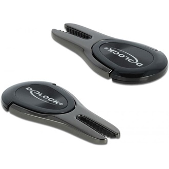 Delock 4-in-1 telefon autós tartó szellőzőre szürke