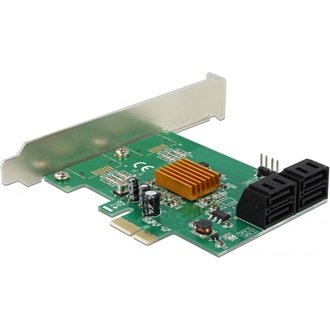 Delock 4 portos SATA PCI Express Kártya