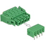 Delock 4 tűs, 3,81 mm-es vízszintes hornyos PCB sorkapocs blokk csomag