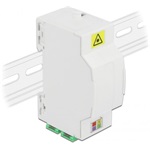 Delock 4 x SC Simplex vagy LC Duplex optikai rostkapcsoló doboz DIN sínhez