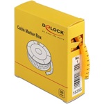 Delock 500 db. sárga kábeljelző doboz No. 1