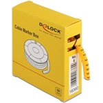 Delock 500 db. sárga kábeljelző doboz No. 6