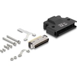 Delock 50 tűs kerettel rendelkező MDR fokos forrasztott csatlakozás apa