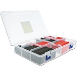 Delock 520 db. piros és fekete hőre zsugorodó cső rendező dobozban