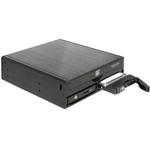 Delock 5.25” mobil beépítő keret 1 db. keskeny kivitelű 5.25” meghajtóhoz és 2 db. 2.5” SATA HDD vag