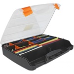 Delock 590 db.-os hőre zsugorodó csőkészlet dobozban színek szerint rendezve