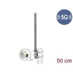 Delock 5G 3,3 - 3,8 GHz antenna N-hüvely 8 dBi 50 cm irányítatlan, rögzített, kültéri, szürke