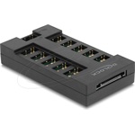 Delock 64128 ARBG 5V 3-pin 10-portos LED hub fekete