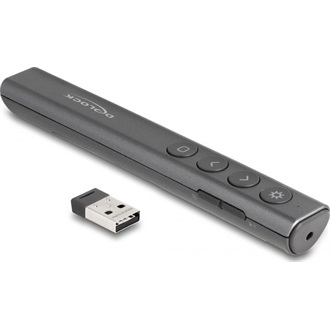 Delock 64250 lézeres USB presenter szürke