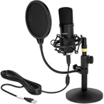 Delock 66300 Professional Condenser gaming mikrofon fekete